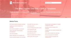 Desktop Screenshot of medicalformsonline.com